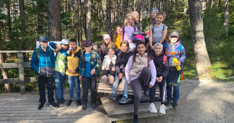 Gruppenfoto 4. Klasse Wandertag