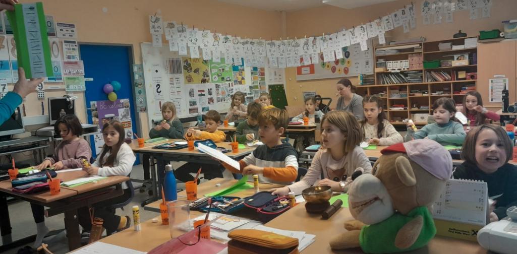 Brigitte Höllwarth in der 2. Klasse