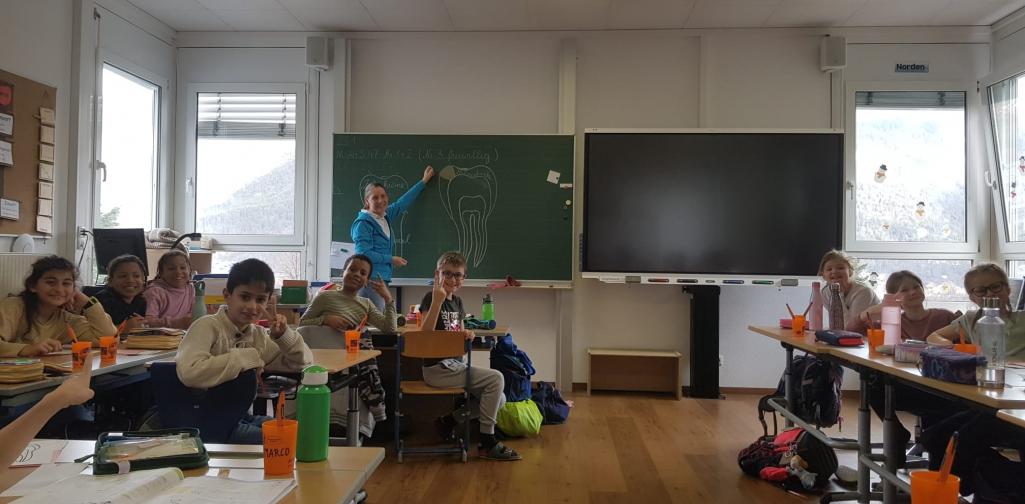 Brigitte Höllwarth in der 3. Klasse