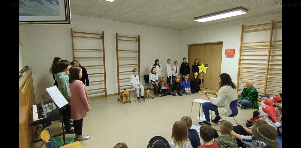 Weihnachtsfeier 4. Klasse