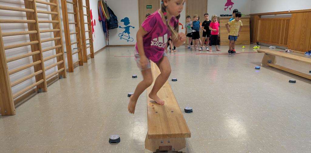 1. Klasse beim Taekwondo