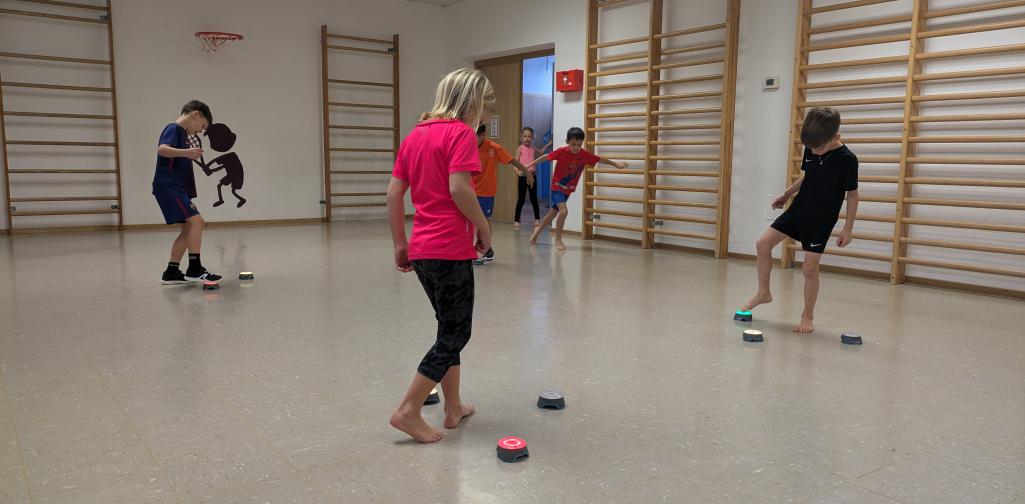 1. Klasse beim Taekwondo